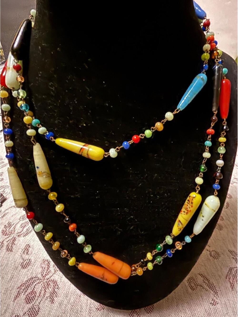 Vintage Murano Glass Beaded Necklace